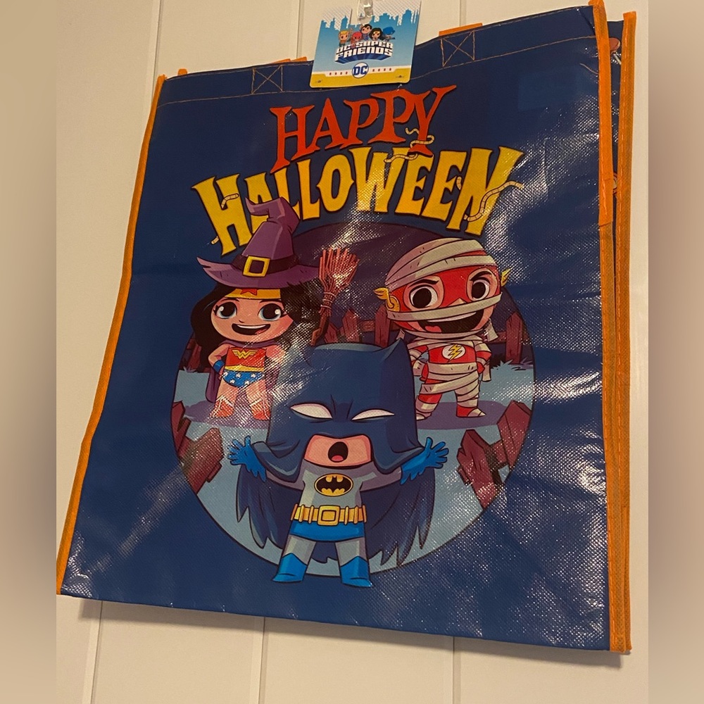 DC Super Friends Happy Halloween Kids
Trick or Treat Bag Reusable Grocery tote